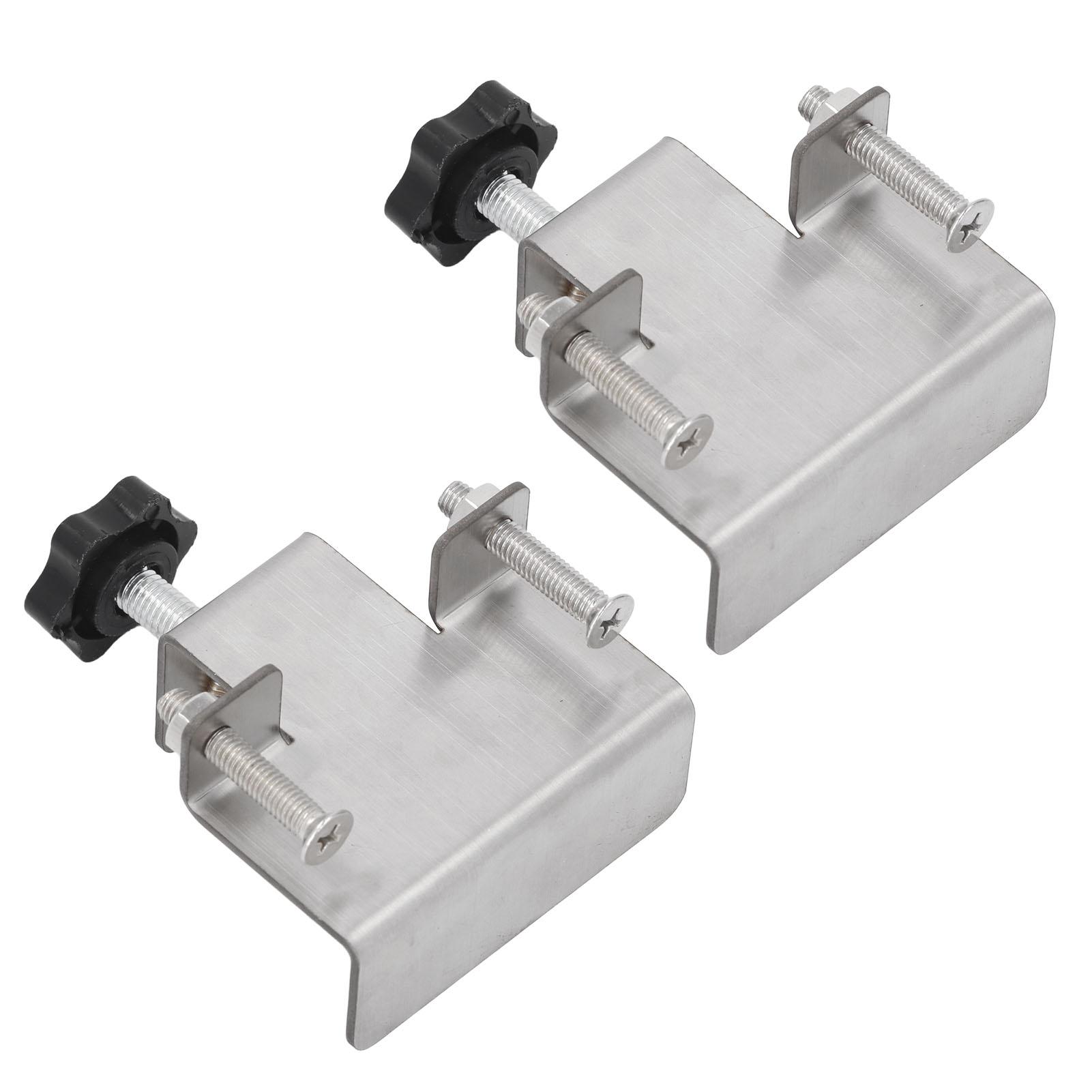 

2 шт. Кондуктор для монтажа дверцы шкафа толщиной 2 мм, диапазон зажима 139 мм, нержавеющая сталь, дверца шкафа