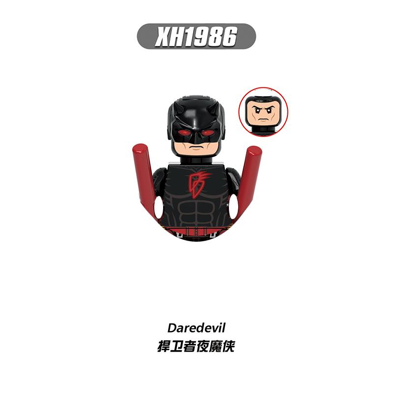 Fantastic Four Human Torch Bausteine DIY Spielzeug Geschenke Daredevil Punisher Minifiguren Bausteine Mini Actionfiguren für Kinder