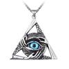 Delicate Devil's Eye Necklace Triangle Women Pendant Necklace  Valentine's Day Gift