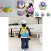 New Ins Sweet Donut Kindergarten Backpack Eggshell Personality Casual Children's Bag Girls