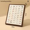 Vintage Ring Display Stand Large Capacity Jewelry Storage Rack Suitable For Rings, Earrings  Jewelry Display Stand