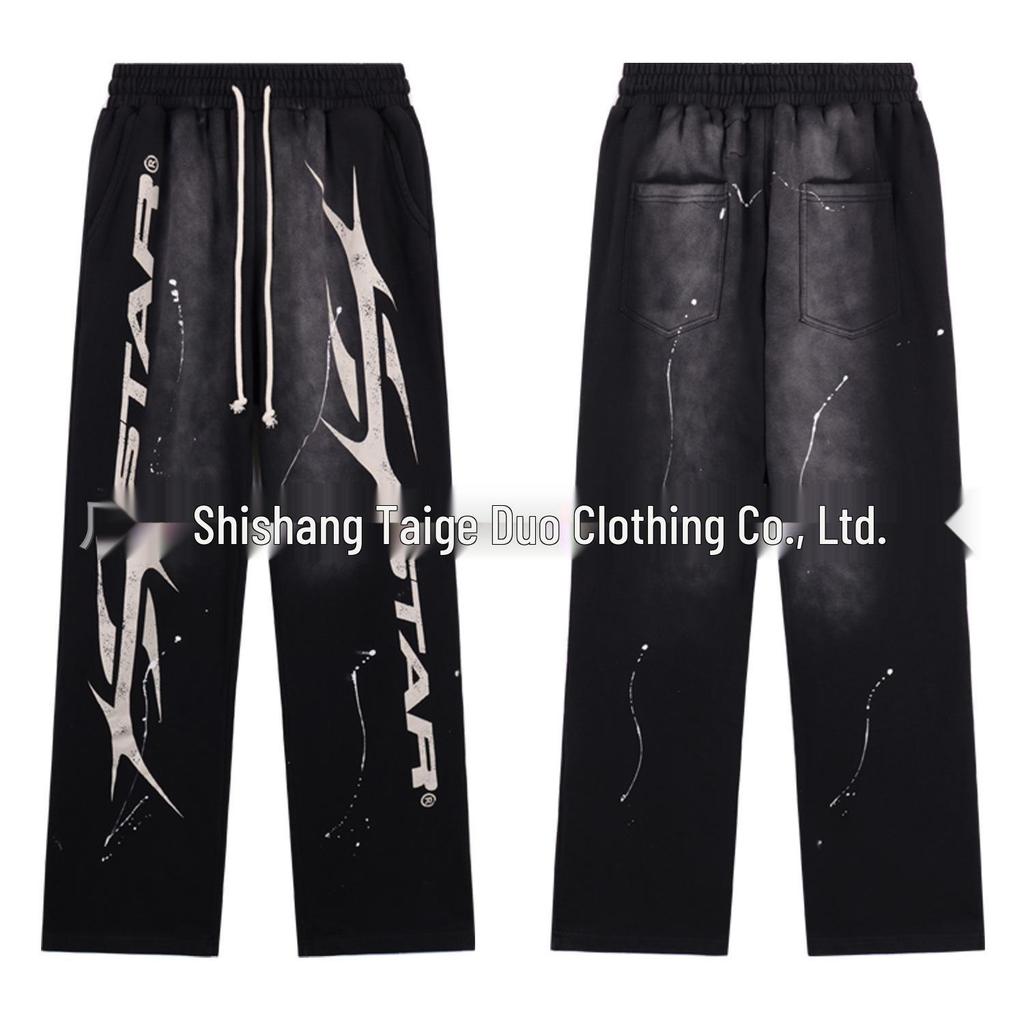 Retro Hell Star Unisex Hooded Cardigan with Large Logo - Celebrity Style