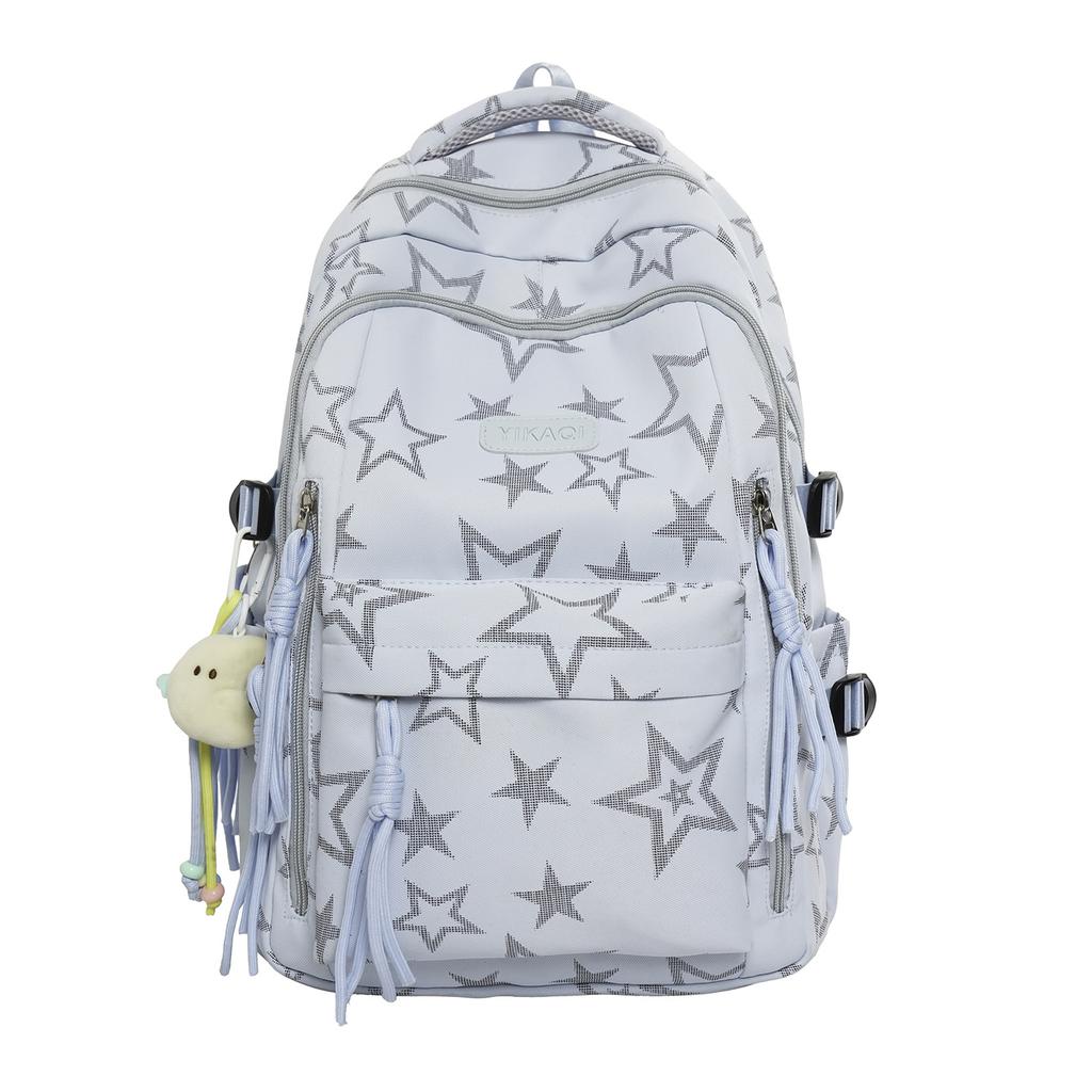 Schoolbag1011 Spot Explosive Large Capacity Backpack Junior High School Student Star Small Fresh School Bag Women's Backpack
