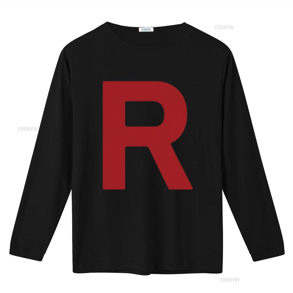 Team Rocket Inspiriertes T-Shirt Kostüm Erwachsenen Halloween Für Männer Schwarz Klein Vintage Gewaschenes Oberteil Für Den Alltag Weich Bequem