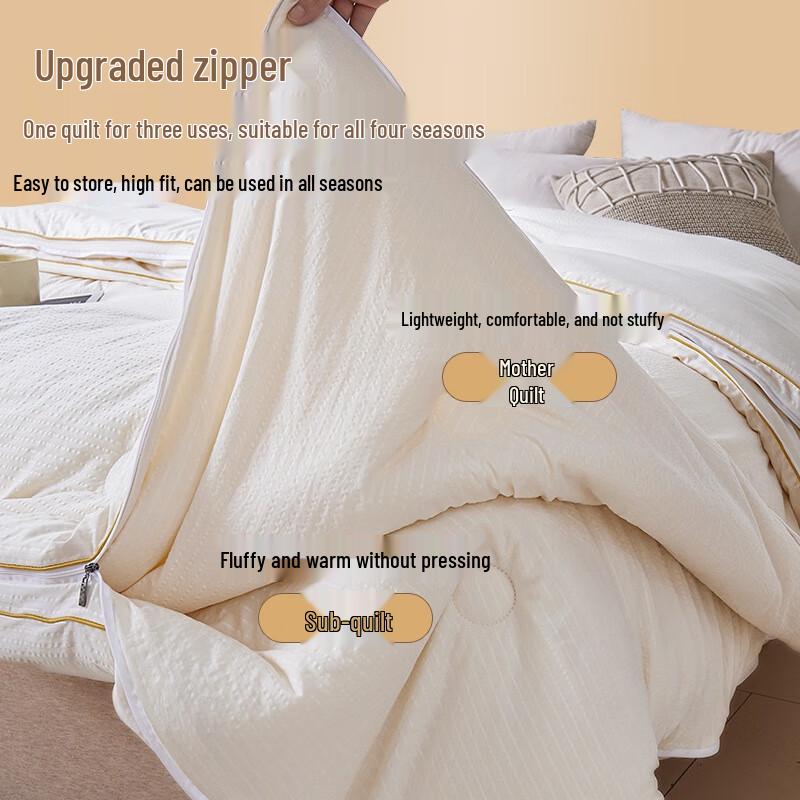 Mling A-Grade Soybean Fiber All-Season Duvet Set