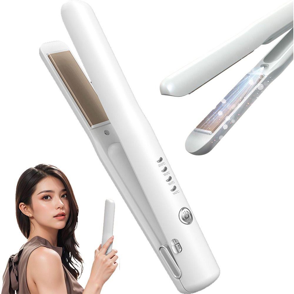 Quickly Heating Electric Hair Curler 2 In 1 Portable Flat Hair Iron Hair Styler