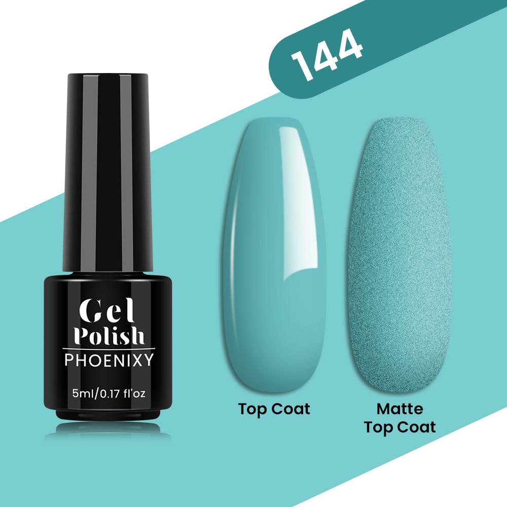 PHOENIXY 80 Farben Nagel-Gel-Nagellack, 5 ml, UV-LED-Farb-Nagelkunst-Hybrid-Nagellack, Liner-Gel, Maniküre-Kunst, semi-permanent, glitzernd, glänzende Farben-Gel