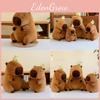 Plush Bee Capybara Toy Cute Cartoon Birthday Gift Girls Kids Dolls Adorable