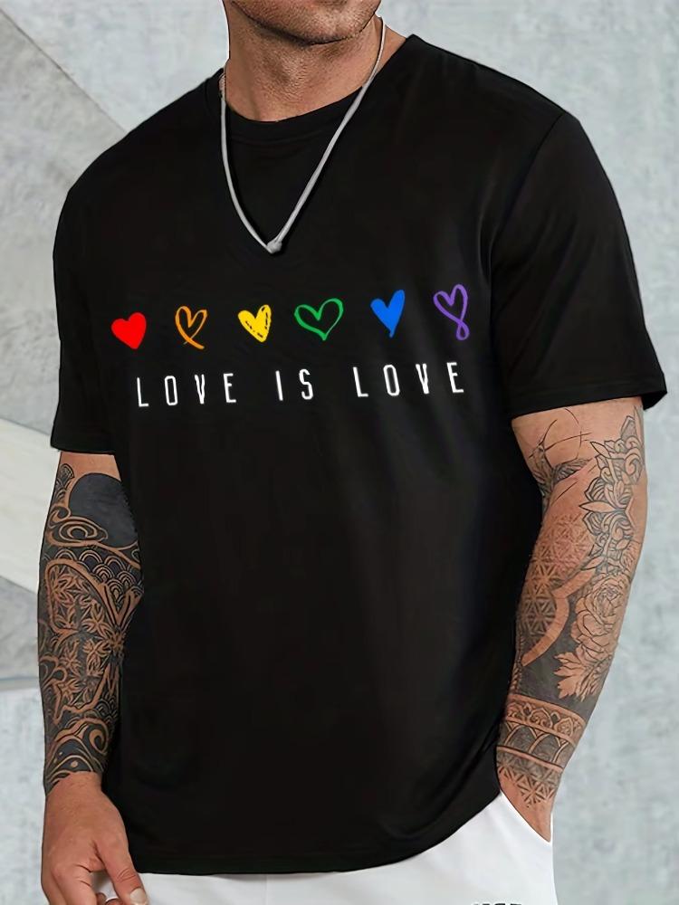

Proud and Trustworthy Rainbow Print 100% Cotton Trendy Men T-shirt Summer Daily Outdoor Sports Party Casual Street Short-sleeve S разноцветный