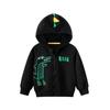 27Kids Children's Clothing Autumn and Winter Kids Sweatshirt Zipper Fleece-Lined Sweater Boys Dinosaur Outwear Boys Baby Fleece Clothes