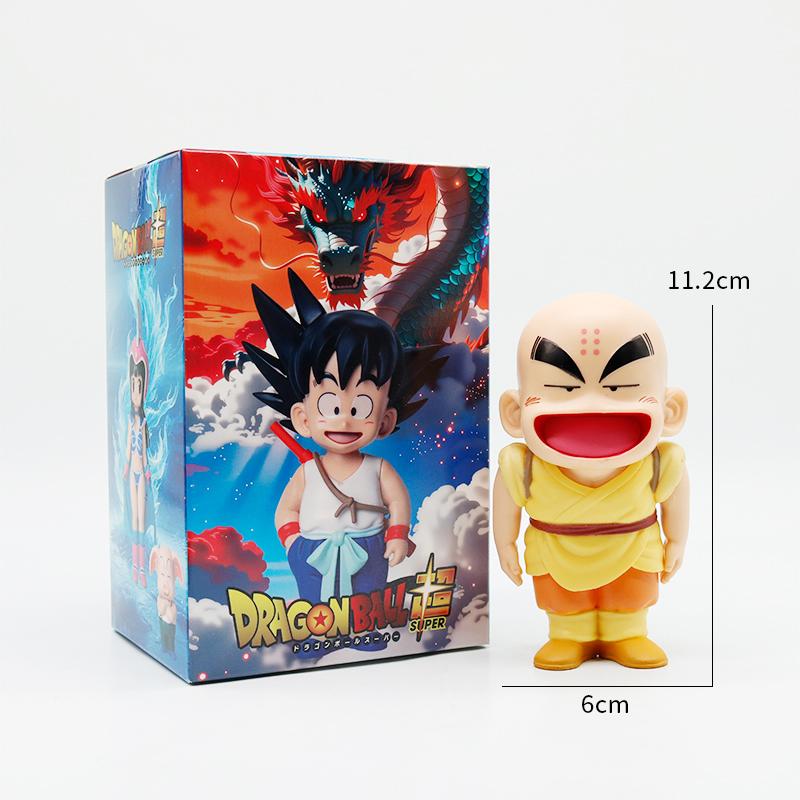 Hot Anime Dragon Ball Super Figure Son Goku/krillin/Bulma Action Figural PVC Toys  Playsets Desktop Statue Collection Decoration Doll Gift Presents