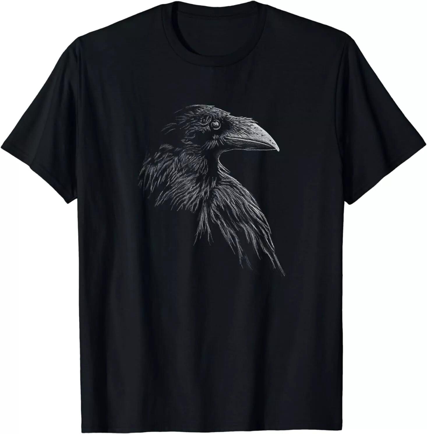 2025/NEW LIMITED Cool Black Raven Design Great Gift Idea Tee T-Shirt S-3XL S разноцветный