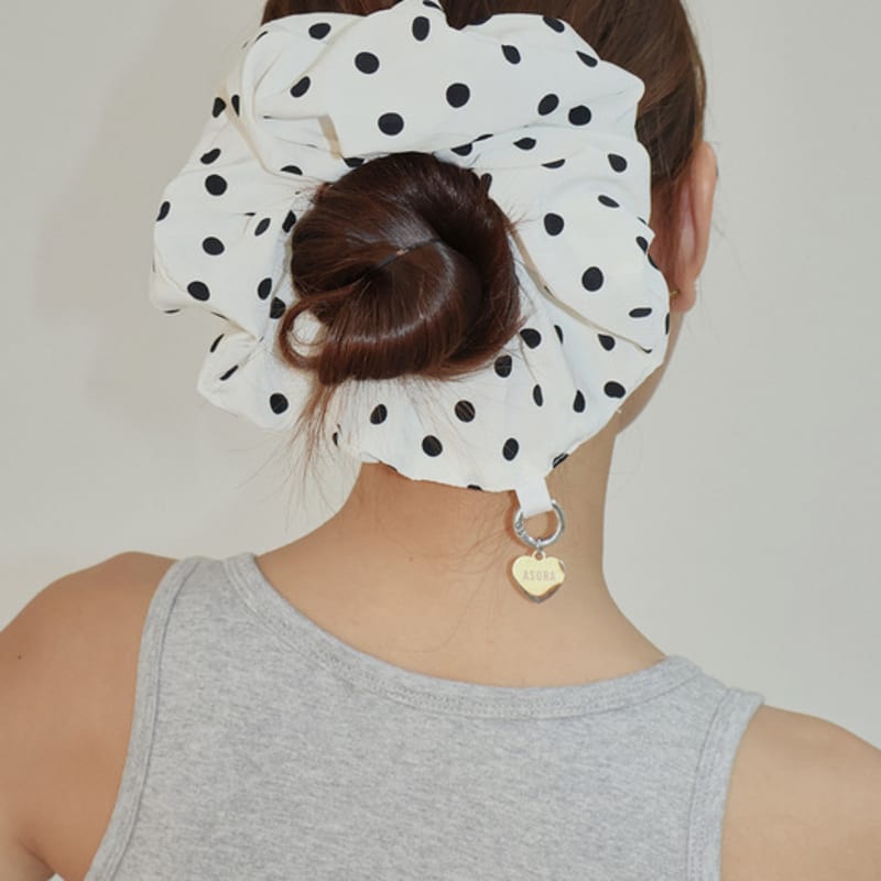 ASURA DOT SCRUNCH (IVORY)