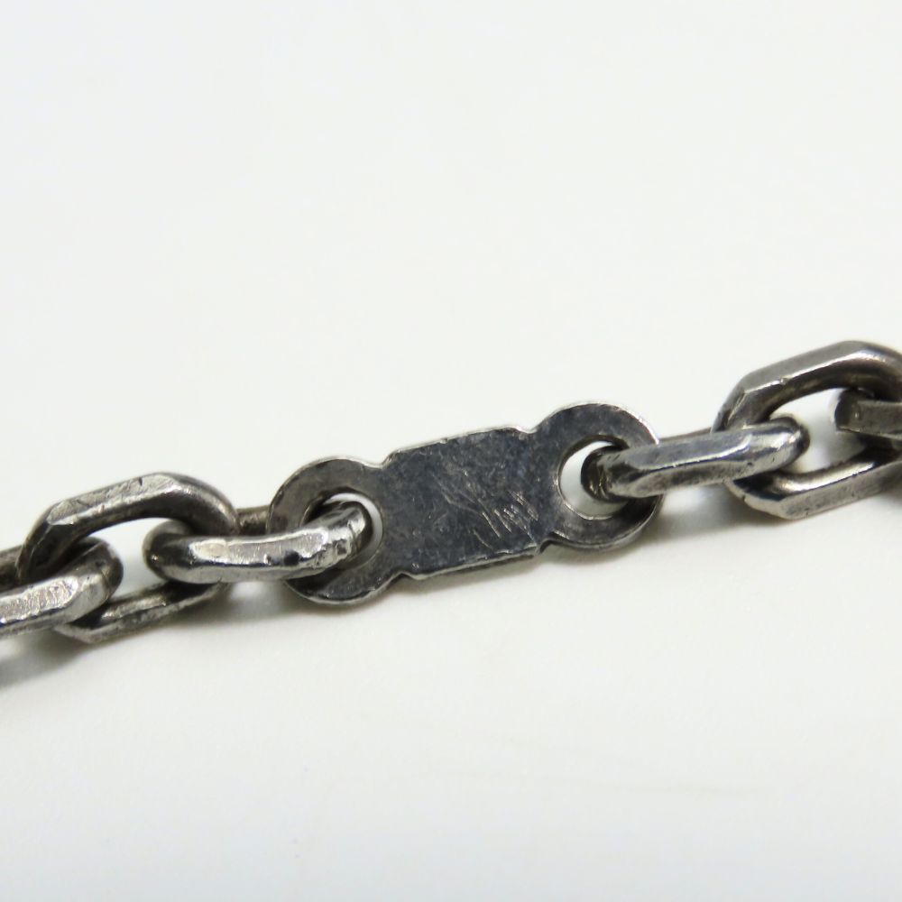 Used HERMES Bag charm leather/Silver925 purple green fruits