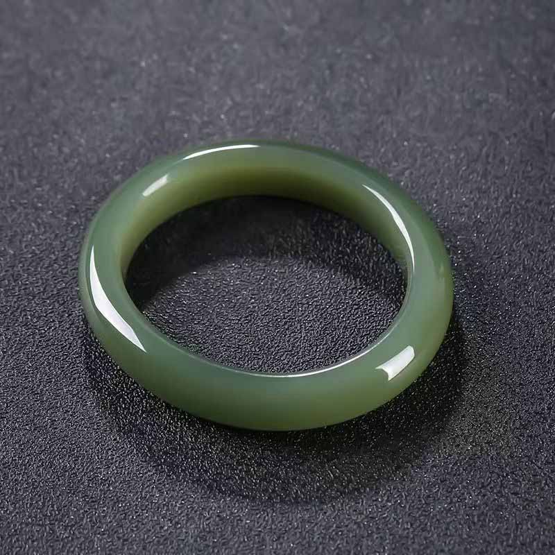 Hetian Jade Bangle Natural Nephrite Jade Bracelet for Women Gift for Her Lucky Protection Jewelry
