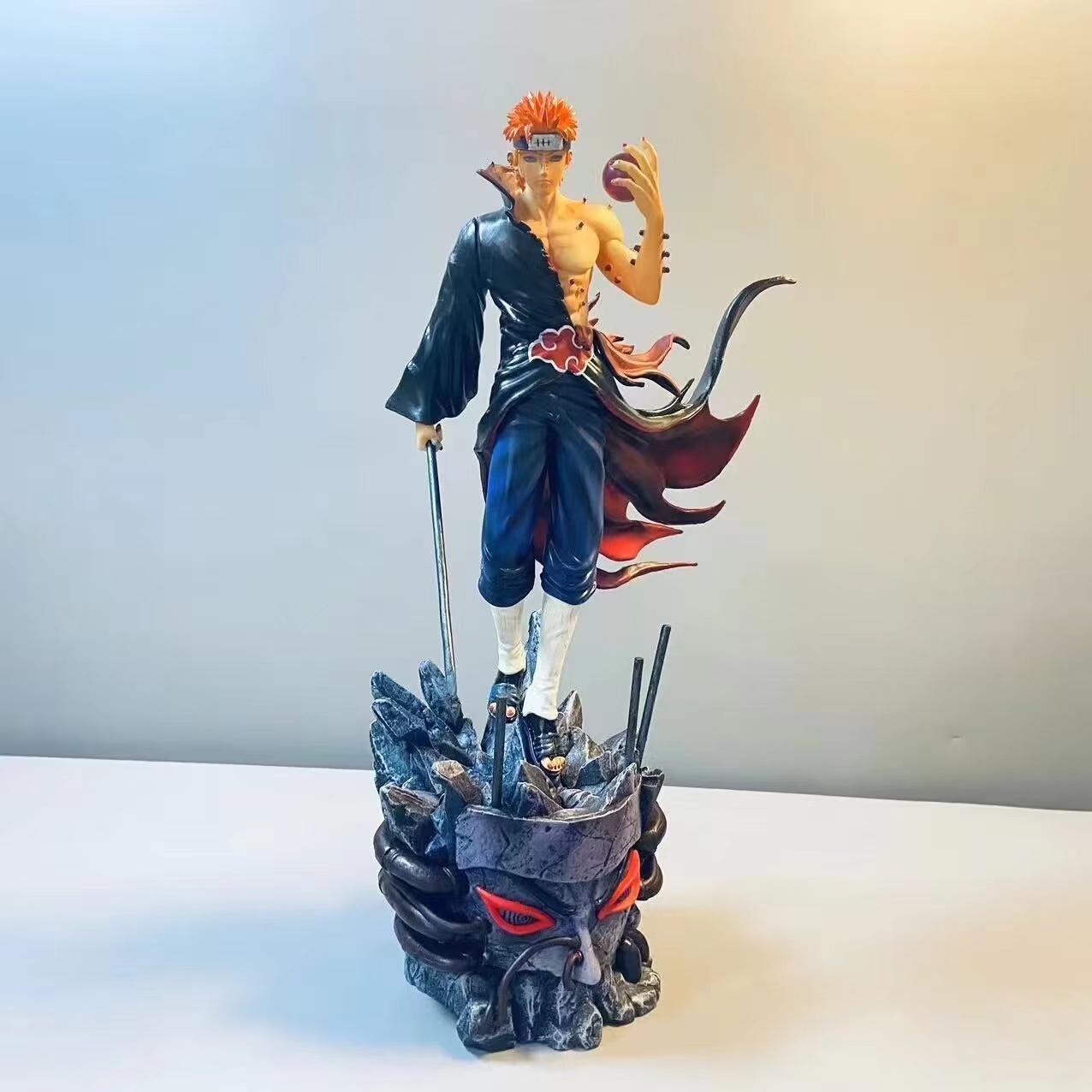 

Anime Naruto Figure 29CM Akatsuki Pein Figures Gk Statue Figurine Pvc Collection Doll Model Toys Gift