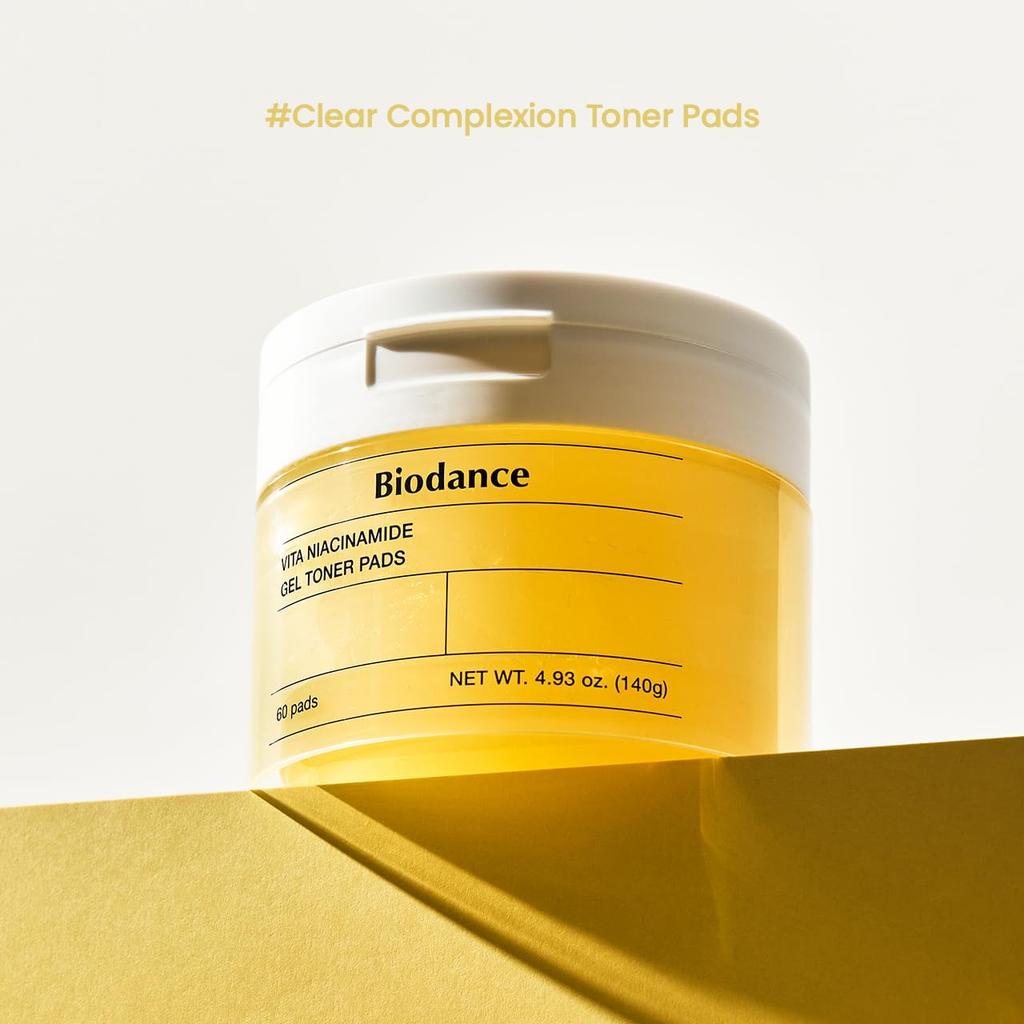 Biodance Gel Toner Pads 60pcs Toner Pad Collagen Vita Ceranol Sea Kelp