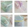 Spacious Nylon Mesh Makeup Bag Cosmetic Organizers Zippers Closures for Travel Bathroom Storage