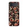 Phone Cover For Samsung Galaxy Z Flip 6 5 4 Case Transparent For Samsung Z Flip 3 Hard PC Foldable Shell The Eye Of Cthulhu Bags