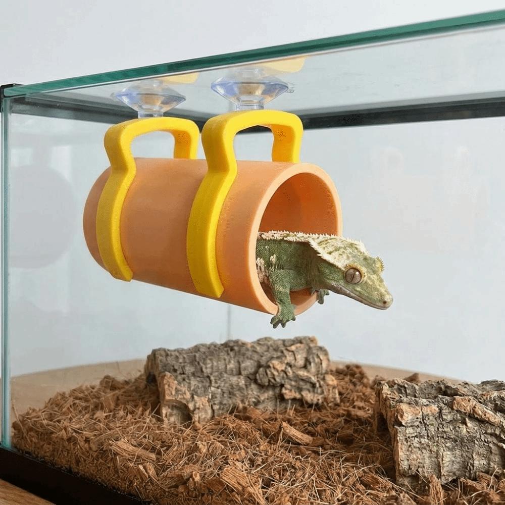 Realistic Reptile Shelter Wall Mounted 3D Printed Cave Climbing Habitat  Aquarium Decoration