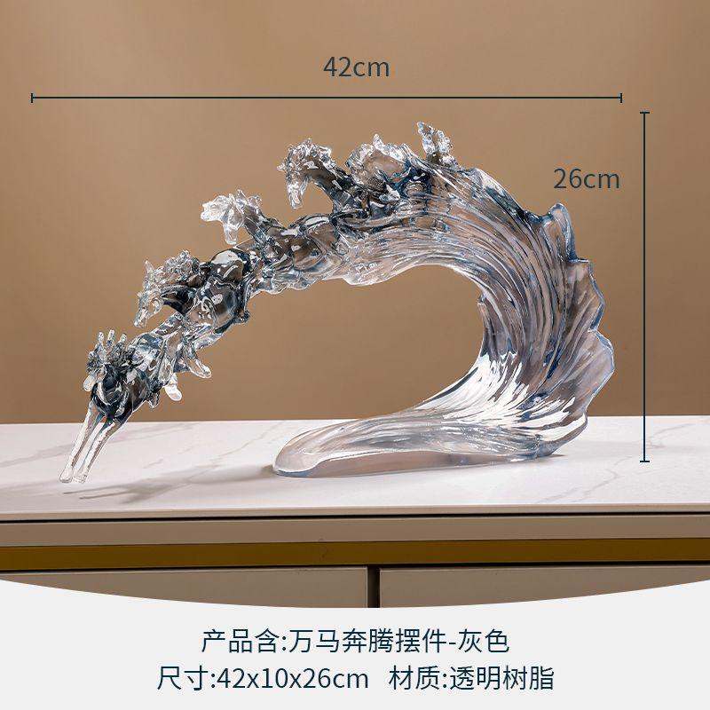 

Exquisite Horse Decoration, Handicraft, Fortune, Office, Living Room, Household Horse to Success, Desktop Arts and Crafts
