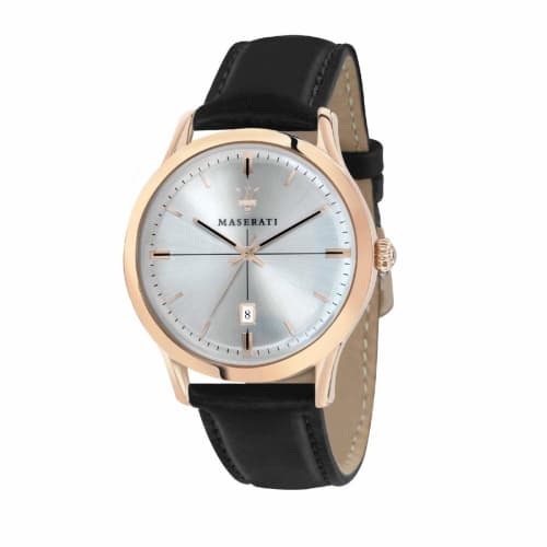 

Official Maserati Ricordo 42mm White Sunray Dial Men s Quartz Watch R8851125005, 5 ATM Water Resistance, Japanese Movement, 2-Year Warranty