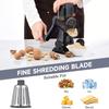 Feliator Manual Rotary Grater LYCENXI, 3 In 1, 3 Interchangeable Blades, for Cheese, Vegetables, Fruits Kitchen Shredder