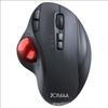 JOMAA Rechargeable 2.4G Wireless Dual-Mode Trackball Mouse for Office and Drawing