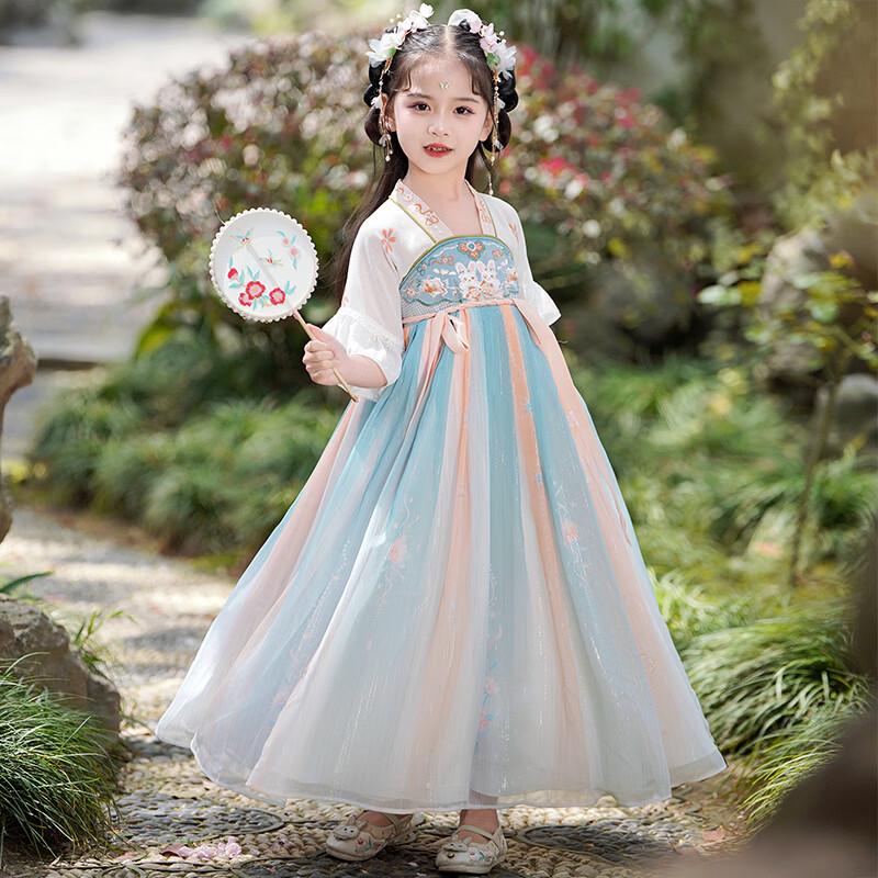 Girls' Summer Hanfu Dress