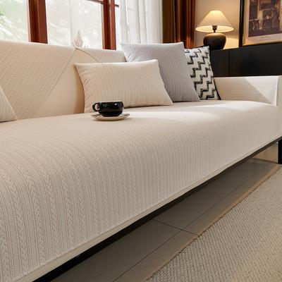 Cuscino per divano semplice alla moda tinta unita leggero di lusso antiscivolo lavabile in lavatrice antigraffio per gatti fodera per schienale asciugamano