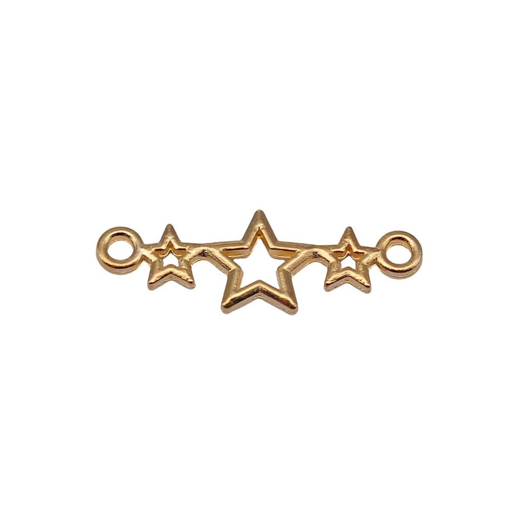 Double Star Connectors Moon For Celestial Themed Bulk Jewelry Findings