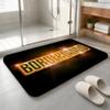Classic B-Borderlands-Games Floor Mat Machine Washable Soft Flannel Area Rug, Non-Slip Absorbent Floor Mat for Living Room