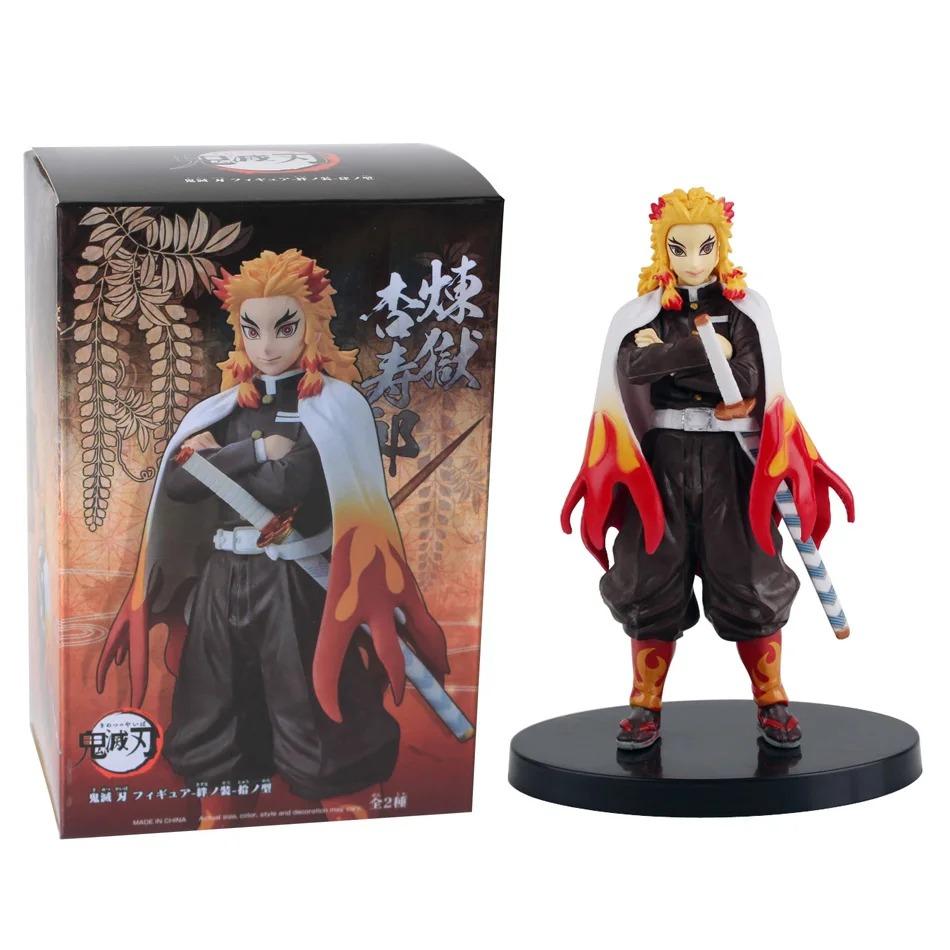 Anime Demon Slayer Kimetsu No Yaiba Kamado Tanjirou  Agatsuma Zenitsu Nezuko Warrior PVC Figure Action Model Toys Holiday Gifts