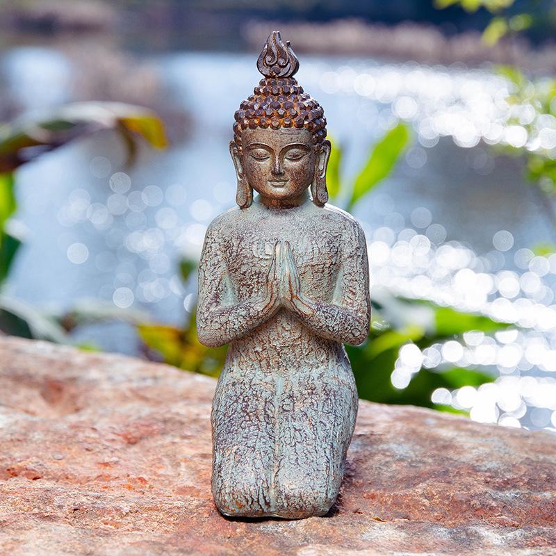Ogród Zen Budda i Pagoda Mikro Krajobraz Ozdoba