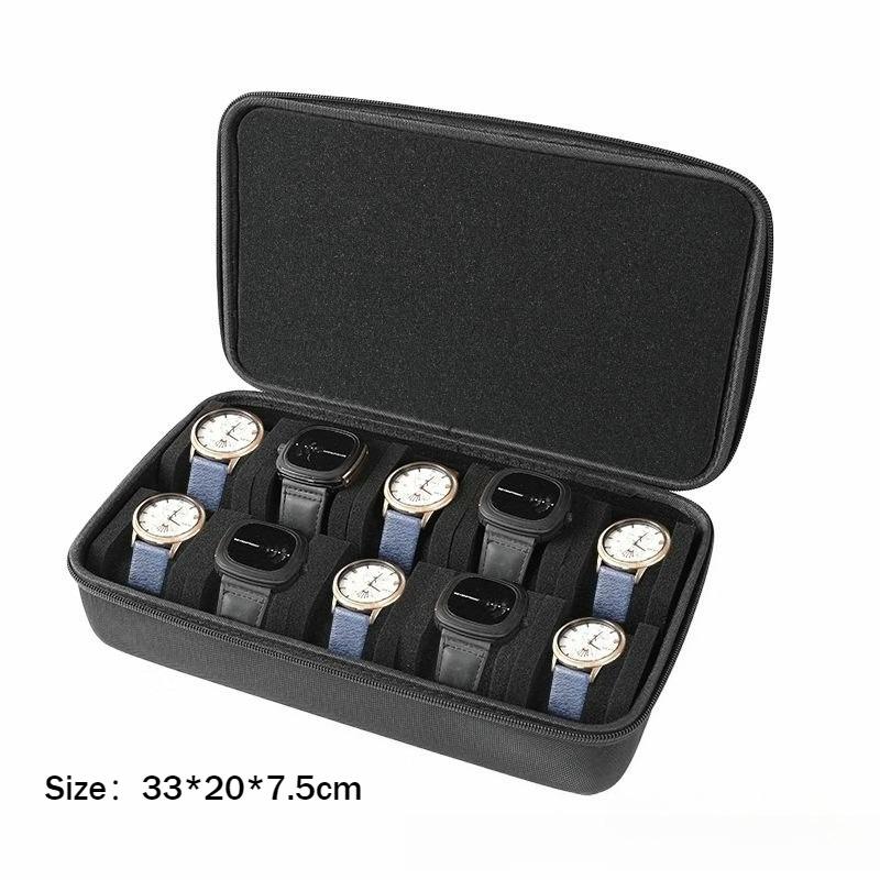 

Large Capacity Watches Storage Box Men Watches Organizer Case Wrist Watch Protective Boxes Portable Watch Collection Cases