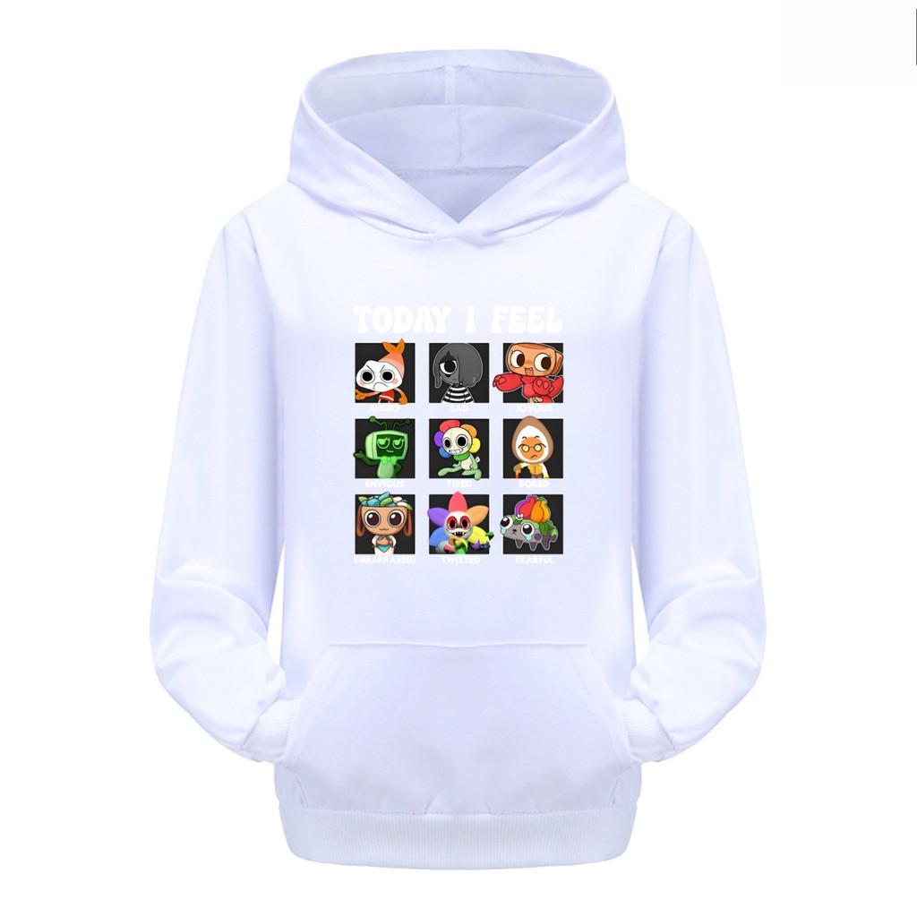 5405 Kinder Jungen Mädchen Dandy World Bedruckte Freizeit Kapuzenpullover mit langen Ärmeln