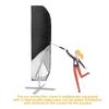 Waterproof Heavy Duty Umbrella Cover for Outdoor Use Protects Garden Parasols from Weather Damage
