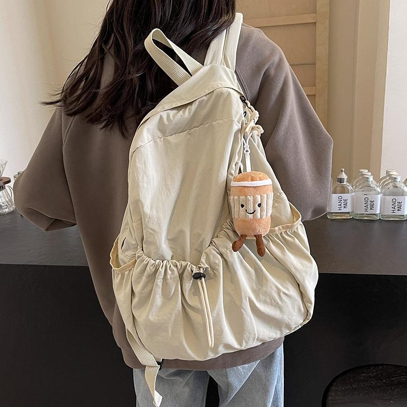 Rucsac Casual Femei Capaci Mare Moda Student Liceu Pliat ghiozdan Rucsac din Pânză Rucsac de călătorie coreean