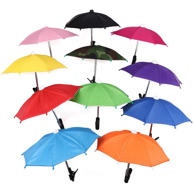 Suport pentru Telefon Mobil Motocicletă Umbrelă Parasolar Impermeabil Cască Mică Protecție Solară Suport Telefon Suport Protejează Telefonul de Ploaie