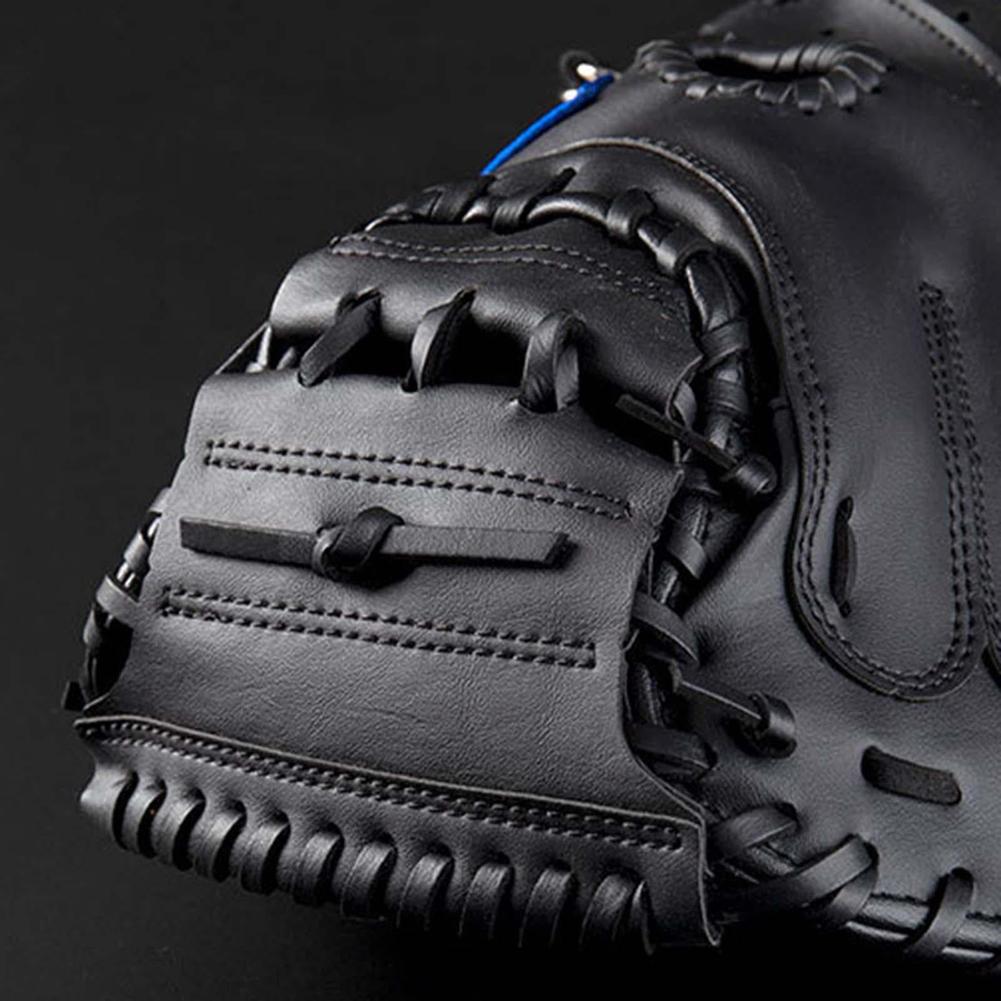 Baseball Softball Catcher Wear-resistant Baseball Glove PU Leather Beginner Play Training Catcher Mitt for Youth Adults Practice