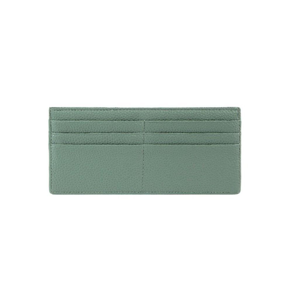 PU Leather Long Wallet Korean Style Zipper Coin Purse Casual Credit Card Holder  Outdoor