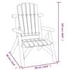 VidaXL Ensemble de Salon de Jardin 3 pcs, Mobilier d'Extérieur avec Table, Ensemble de Meubles de Terrasse Patio, Bois 3185522