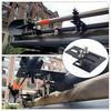 Biqing Car Bracket Adjustable 208mm-150mm Work Light Light Bar Fog Lamp Bracket Fits Various Models Such As SUV, Van