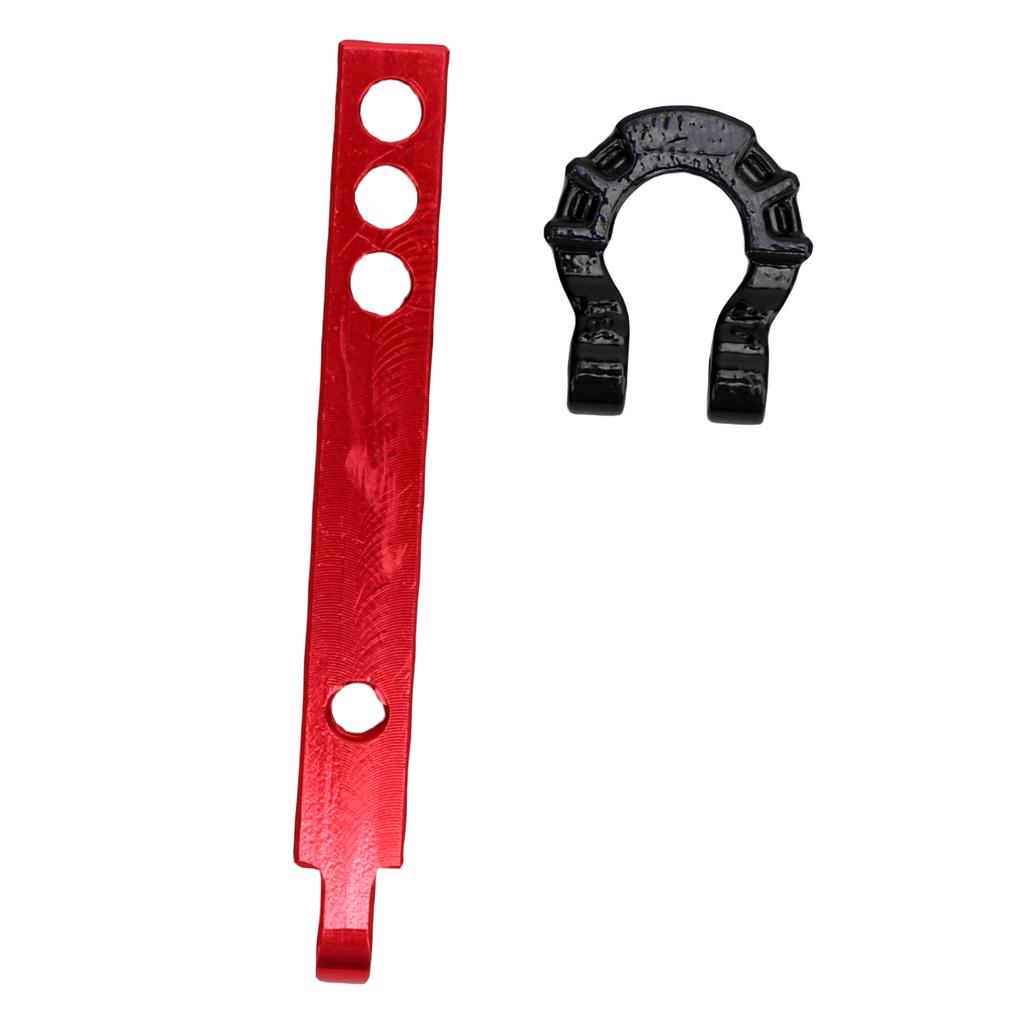 RC Trailer Hitch Tow Hook Alloy Metal RC Trailer Hitch Tow Hook Kit for 1Celsius8 1Celsius10 Scale Crawler