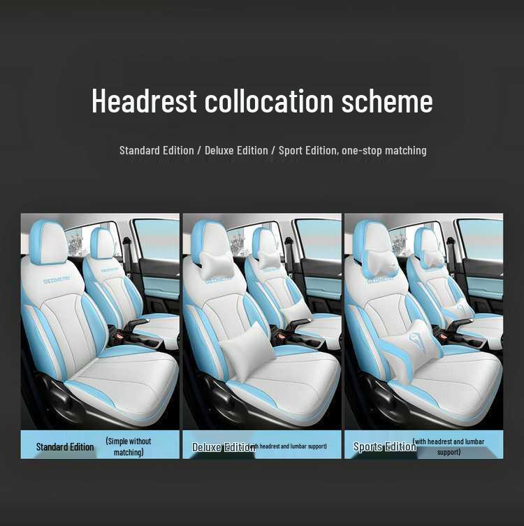 Geometry E Uniwersalne Skórzane Pokrowce na Fotele Samochodowe - Pełne Pokrycie, Na Wszystkie Pory Roku