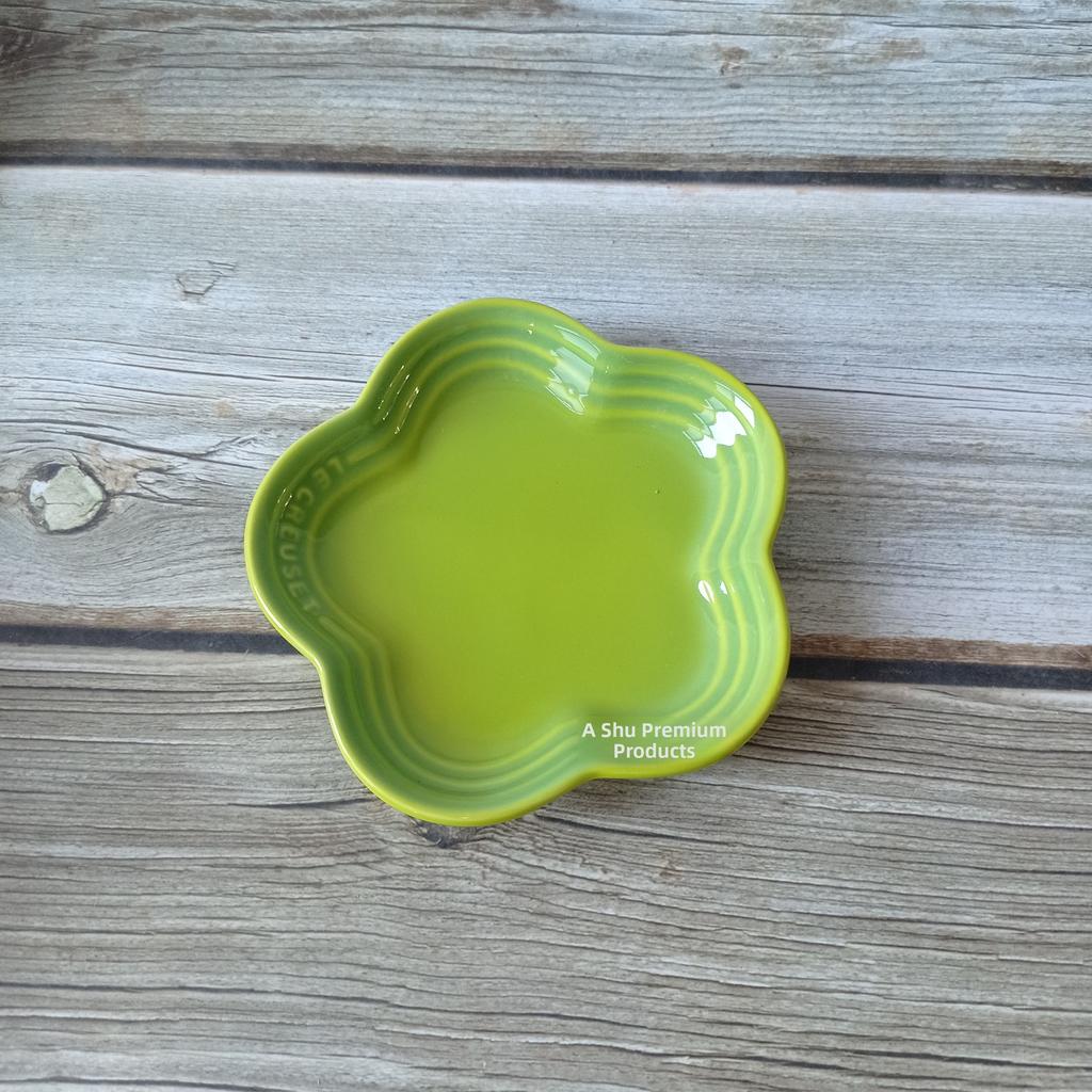 Le Creuset Kühle Farbe Pflaumenblütenform Soßenschale Keramik Unterglasur Essteller Französischer Stil Universell Einsetzbar Spülmasch...