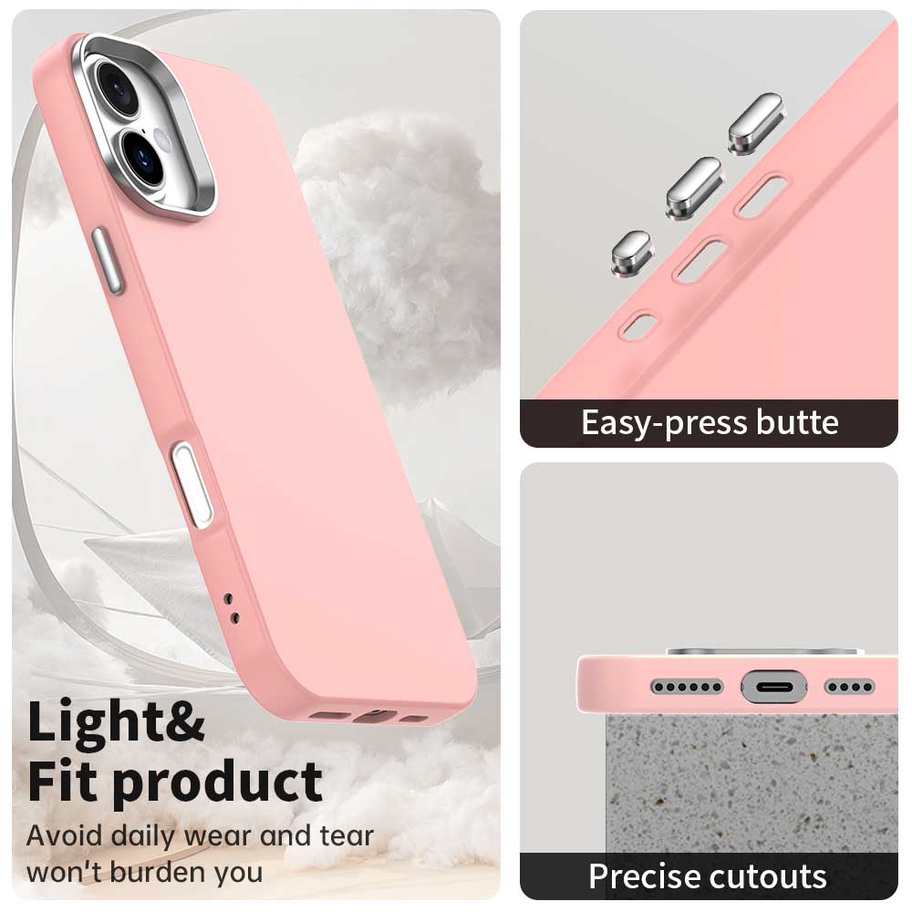 For iPhone 16 Case TPU+TPE Anti Drop Protection Phone Cover