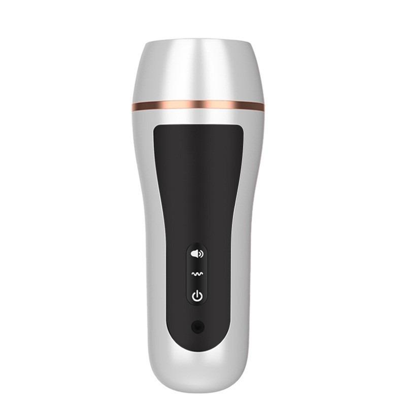 Digital Aeroplane Cup Male Rechargeable Vibration Interactive Pronunciation Cup Electric Masturbator Adult Erotic Sex Products