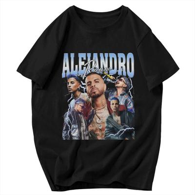 Men T Shirt Singer Rauw Alejandro Album Cosa Nuestra Awesome Idea Y2K Graphic Quality Unisex Tops T Shirts