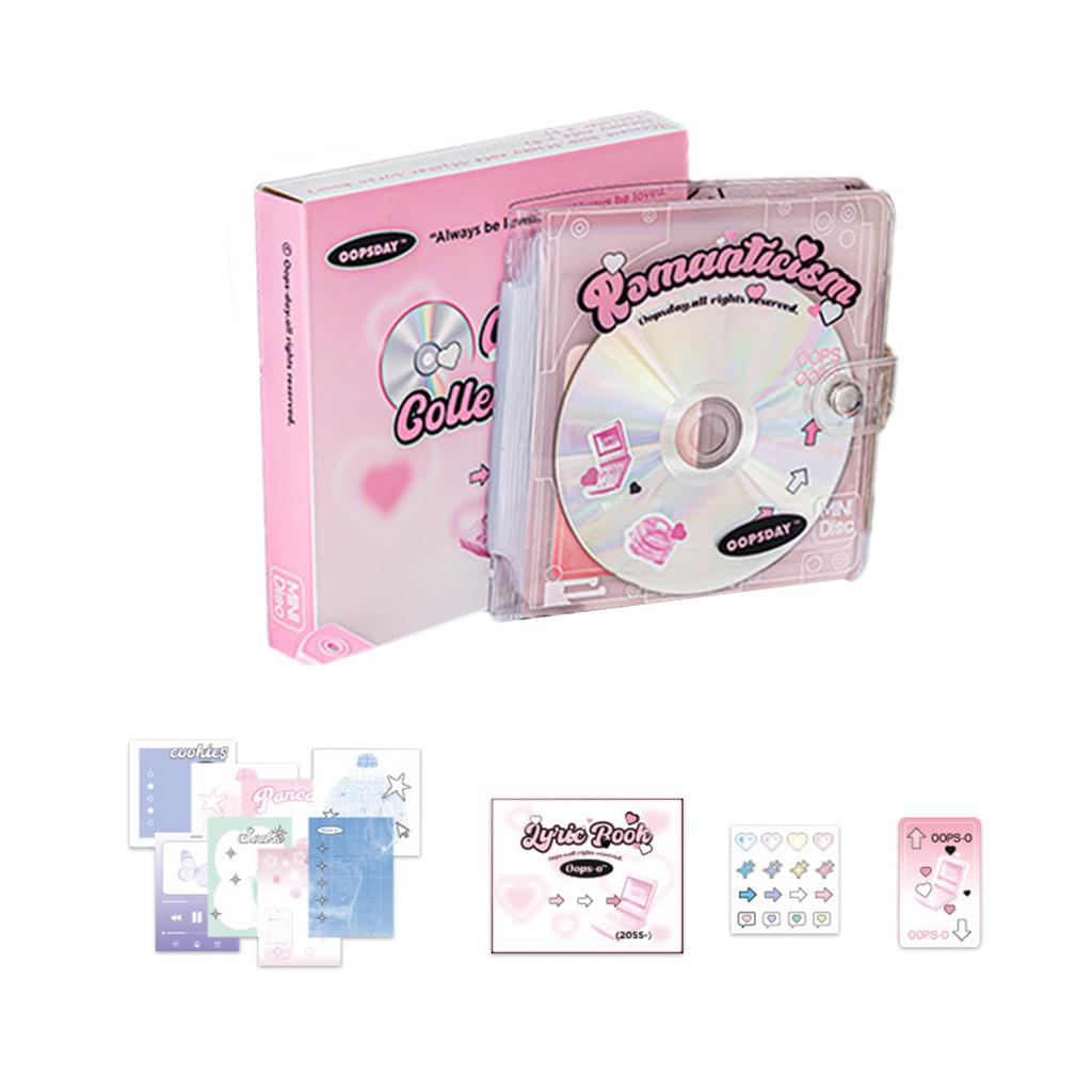 Retro CD Korean Idol Photocards Collect Book Binder A7 Notebook Cover Stationery Photo Album DIY Card Storage Organizer
